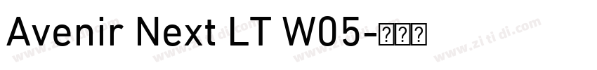 Avenir Next LT W05字体转换 Avenir Next LT W05字体转换